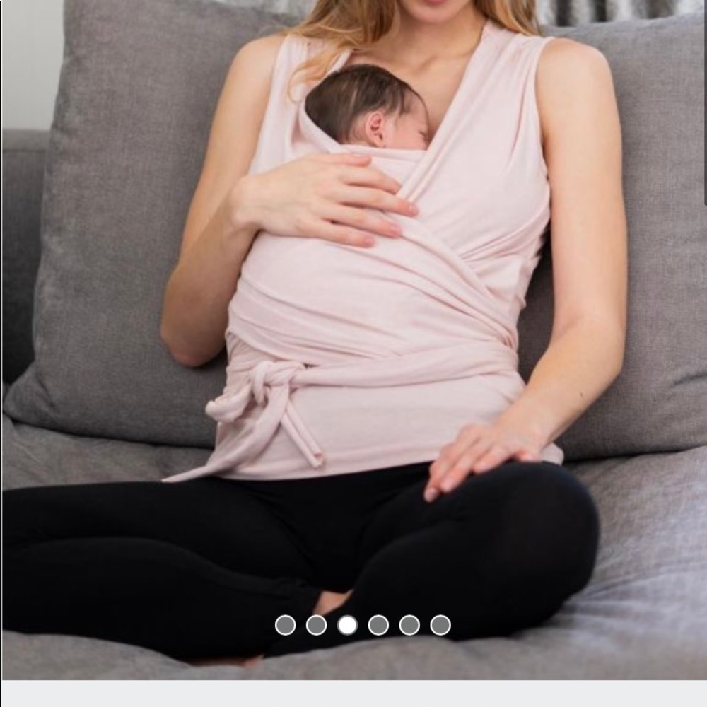 Maternity/baby wearing Skin to Skin Top shirt pink Large seraphine